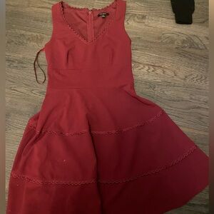 Burgundy summer dress perfect for a special occasion
